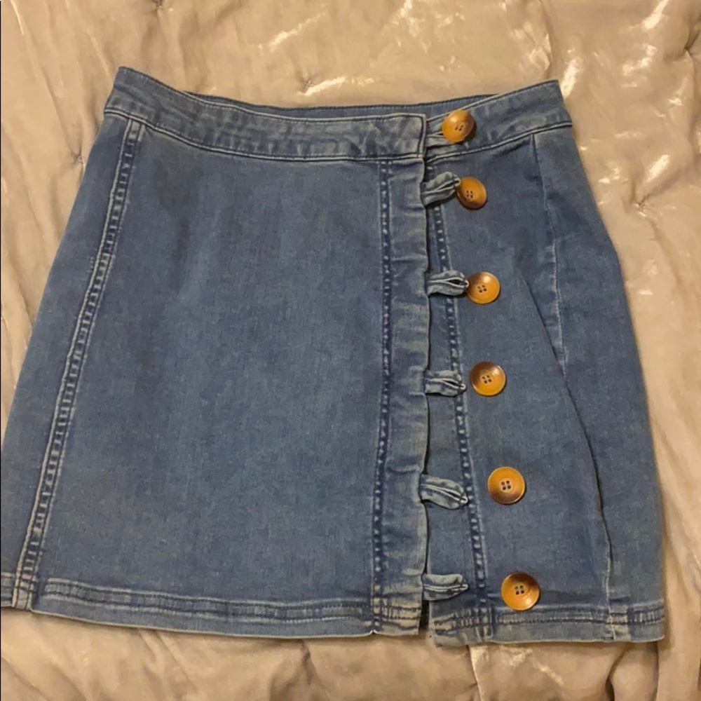 Free people Jean skirt